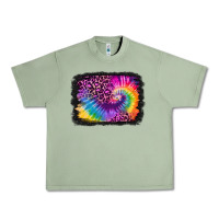 Oil Green tie dye leopard glitter background Urban Heavy Tee - Jasminsmagicworld