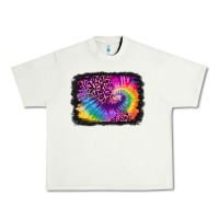 Pistachio tie dye leopard glitter background Urban Heavy Tee - Jasminsmagicworld
