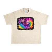 Sandshell tie dye leopard glitter background Urban Heavy Tee - Jasminsmagicworld