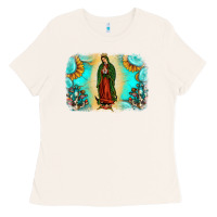 Bone gemstone our lady of guadalupe Ladies Tee - JahusDesignShop