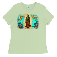 Matcha gemstone our lady of guadalupe Ladies Tee - JahusDesignShop