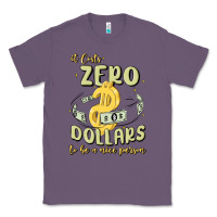 Lavender it costs zero dollars to be a nice person Classic Tee - MaliasSmallBusiness
