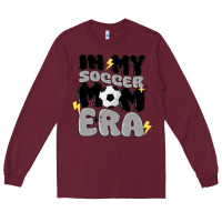 Burgundy in my soccer mom era Long Sleeve Tee - MaliasSmallBusiness