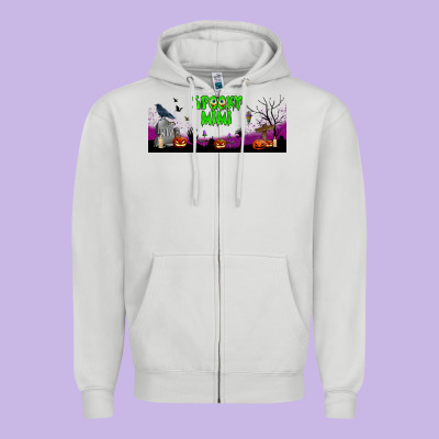 Spooky Mimi Libbey Glass Zipper Hoodie Designed By Bundleandbundleshop