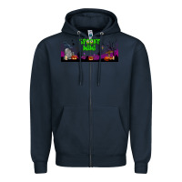 Navy spooky mimi libbey glass Zipper Hoodie - BundleAndBundleShop
