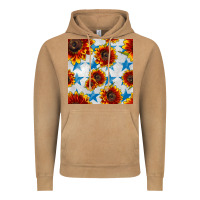 Vintage Camel patriotic sunflowers and stars Vintage Hoodie - BundleAndBundleShop