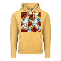 Vintage Mustard patriotic sunflowers and stars Vintage Hoodie - BundleAndBundleShop