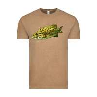 Smallmouth Bass Fish Illustrations Vintage Tee | Teevron