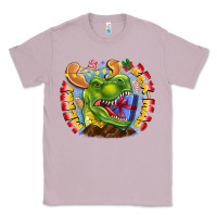 Lilac Merry Rexmas Classic Tee - CowhideDigitalArt