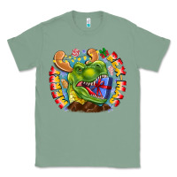 Sage Merry Rexmas Classic Tee - CowhideDigitalArt