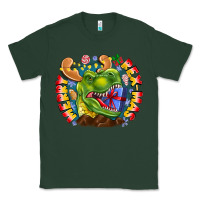 Sports Green Merry Rexmas Classic Tee - CowhideDigitalArt