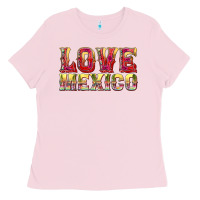 Bubblegum Pink Love Mexico Ladies Tee - texasbilliewilder