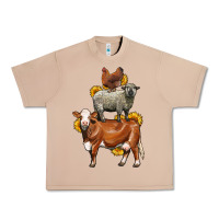 Burro farm animals stack Urban Heavy Tee - LillyAllenDesigns