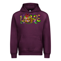 Mauve Wine mardi gras love Urban Hoodie - OliviaCreatesArt