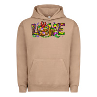 Pigment Burro mardi gras love Urban Hoodie - OliviaCreatesArt
