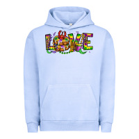 Pigment Grape Ice mardi gras love Urban Hoodie - OliviaCreatesArt