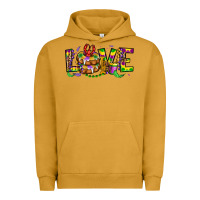 Pigment Peanut Butter mardi gras love Urban Hoodie - OliviaCreatesArt