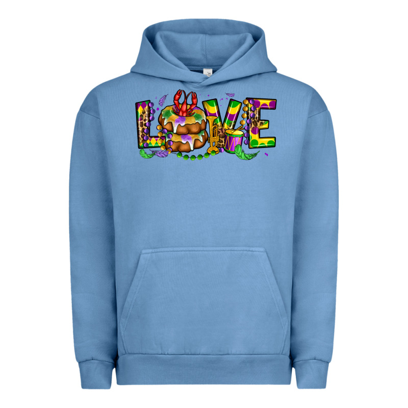 Mardi Gras Love Urban Hoodie by OliviaCreatesArt | Teevron