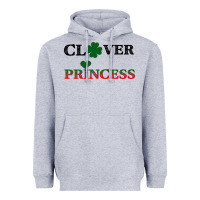 Heather Grey Clover Princess Heavyweight Hoodie - Bettercallsaul