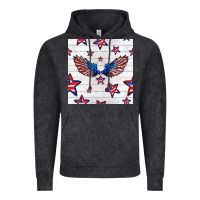 Vintage Black patriotic eagle wing Vintage Hoodie - BundleAndBundleShop