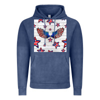 Vintage Denim patriotic eagle wing Vintage Hoodie - BundleAndBundleShop