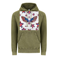 Vintage Olive patriotic eagle wing Vintage Hoodie - BundleAndBundleShop