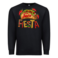 Black Taco Fiesta Premium Sweatshirt - texasbilliewilder