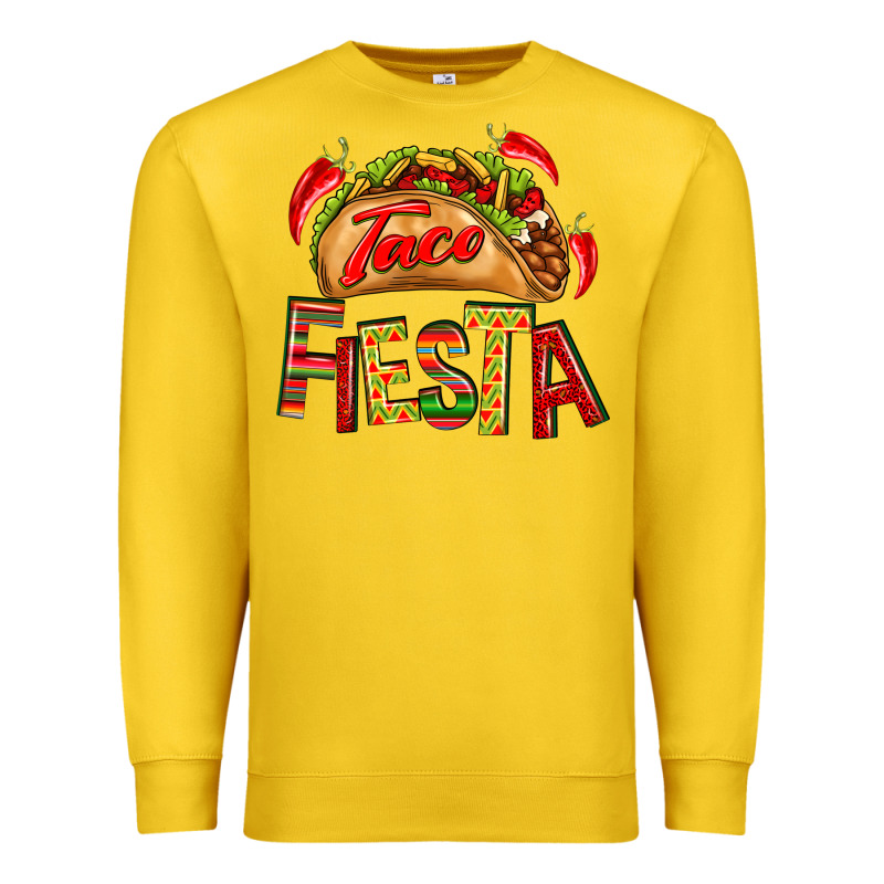 Taco Fiesta Premium Sweatshirt by texasbilliewilder | Teevron