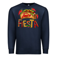 Navy Taco Fiesta Premium Sweatshirt - texasbilliewilder