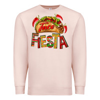 Pale Pink Taco Fiesta Premium Sweatshirt - texasbilliewilder