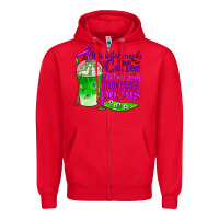 Red this witch needs coffee before any hocus pocus Zipper Hoodie - BundleAndBundleShop