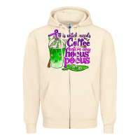 Sandshell this witch needs coffee before any hocus pocus Zipper Hoodie - BundleAndBundleShop