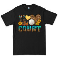 Black my heart is on that court Premium Tee - HRA Design Shop