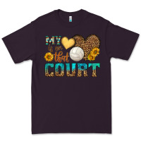 Plum my heart is on that court Premium Tee - HRA Design Shop