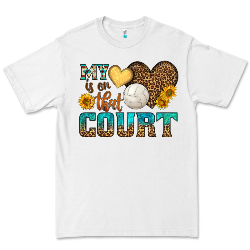 My Heart Is On That Court Premium Tee by HRA Design Shop | Teevron
