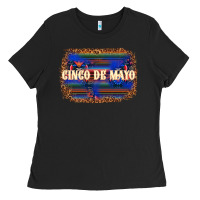 Black Cinco de Mayo Ladies Tee - texasbilliewilder