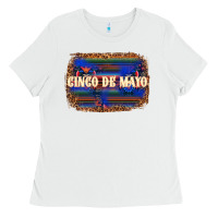 White Cinco de Mayo Ladies Tee - texasbilliewilder