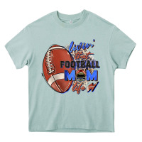 Arona livin' that football mom life Heavy Core Tee - Zillion Design Studio