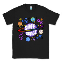 Black safe space Classic Tee - MaliasSmallBusiness
