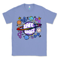 Colony Blue safe space Classic Tee - MaliasSmallBusiness