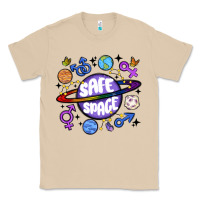 Mushroom safe space Classic Tee - MaliasSmallBusiness