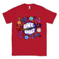 Red safe space Classic Tee - MaliasSmallBusiness