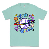 Seafoam safe space Classic Tee - MaliasSmallBusiness