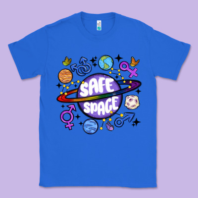 Safe Space Classic Tee Designed By Maliassmallbusiness