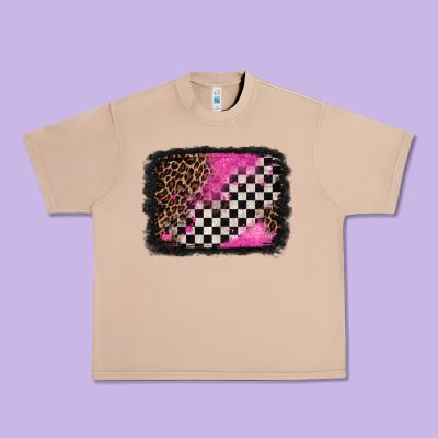 Racing Leopard Background Urban Heavy Tee Designed By Jasminsmagicworld