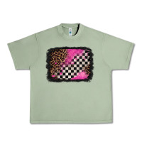 Oil Green racing leopard background Urban Heavy Tee - Jasminsmagicworld