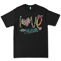 Black love autism Premium Tee - SublimationCraftShop