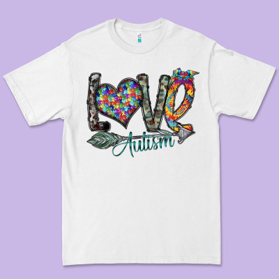 Love Autism Premium Tee Designed By Sublimationcraftshop