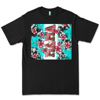 Black floral mama Premium Tee - AdoDesignShop