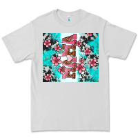 Dove Grey floral mama Premium Tee - AdoDesignShop